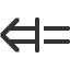 long-leftwards-double-arrow icon