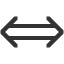 long-left-right-double-arrow icon