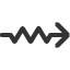 long-rightwards-squiggle-arrow icon