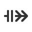 rightwards-two-headed-arrow-with-double-vertical-stroke icon