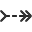 rightwards-two-headed-triple-dash-arrow icon