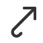 north-east-arrow-with-hook icon