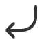 arrow-pointing-downwards-then-curving-leftwards icon