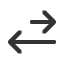 short-rightwards-arrow-above-leftwards-arrow icon