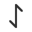 up-barb-right-down-barb-left-harpoon icon