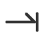 rightwards-harpoon-with-barb-up-to-bar icon