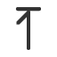 upwards-harpoon-with-barb-left-to-bar icon