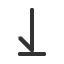 downwards-harpoon-with-barb-left-to-bar icon