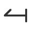 leftwards-harpoon-with-barb-up-from-bar icon