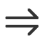 rightwards-harpoon-barb-up-above-rightwards-harpoon-barb-down icon