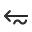 leftwards-arrow-above-tilde-operator icon