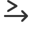 greater-than-above-rightwards-arrow icon