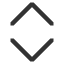 up-down-light-chevron icon