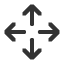four-directions-arrow icon