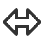 left-right-white-arrow icon