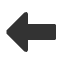 leftwards-black-arrow icon
