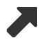 north-east-black-arrow icon