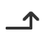 rightwards-arrow-with-tip-upwards icon