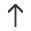upwards-sans-serif-arrow icon
