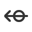 left-arrow-with-small-circle icon
