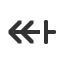 leftwards-two-headed-arrow-with-vertical-stroke icon