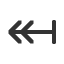 leftwards-two-headed-arrow-from-bar icon