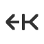 leftwards-arrow-with-tail-with-vertical-stroke icon
