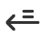 equals-sign-above-leftwards-arrow icon