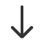 downwards-sans-serif-arrow icon