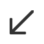 south-west-sans-serif-arrow icon