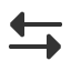 leftwards-triangle-over-rightwards-triangle-headed-arrow icon