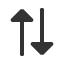 upwards-triangle-leftwards-of-downwards-triangle-arrow icon
