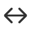 left-right-sans-serif-arrow icon