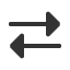 rightwards-triangle-over-leftwards-triangle-headed-arrow icon