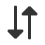 downwards-triangle-leftwards-of-upwards-triangle-arrow icon