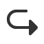 anticlockwise-triangle-headed-left-u-shaped-arrow icon