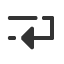 newline-left icon