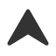 black-upwards-equilateral-arrowhead icon