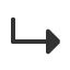 downwards-triangle-headed-arrow-with-long-tip-rightwards icon
