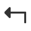 upwards-triangle-headed-arrow-with-long-tip-leftwards icon