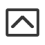 up-arrowhead-in-a-rectangle-box icon