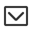 down-arrowhead-in-a-rectangle-box icon