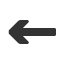leftwards-nav-barb-arrow icon