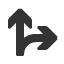up-or-right-nav-barb-arrow icon