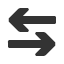 leftwards-over-rightwards-nav-barb-arrow icon