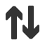 upwards-and-downwards-nav-barb-arrow icon