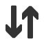 downwards-and-upwards-nav-barb-arrow icon
