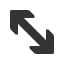 north-west-to-south-east-nav-barb-arrow icon