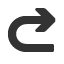 clockwise-u-shaped-left-right-nav-barb-arrow icon