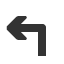 up-and-left-nav-barb-arrow icon